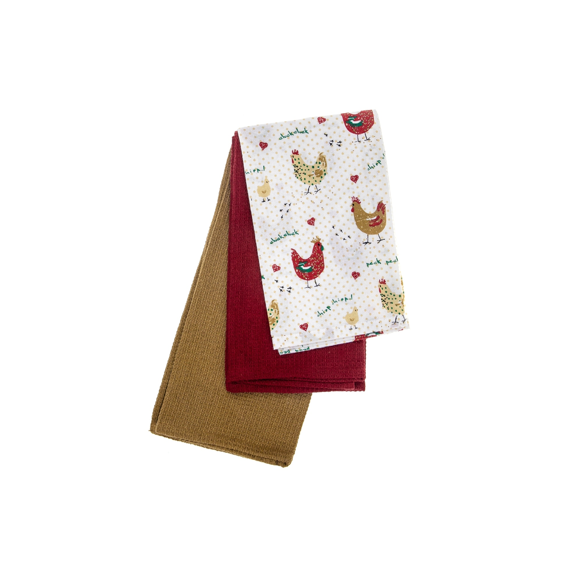 Christmas Kitchen Towels Set of 6, Cotton Dish Towles, Farmhouse