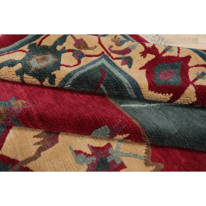 8'11''x12'7'' Hand Knotted Wool Tibetan Craft Plush Pile Tufenkian Rug - 8' 11'' x 12' 7''