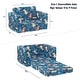 preview thumbnail 25 of 46, Kids Sofa, Children's 2 in 1 Convertible Sofa to Lounger