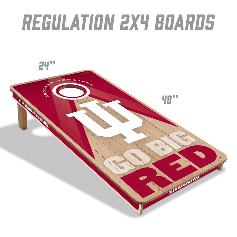 Indiana Hoosiers NCAA 2x4 Professional Cornhole Board Set