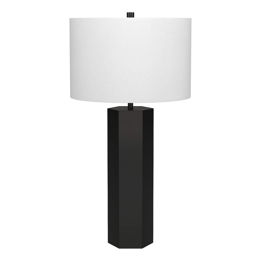 Warren 27.25" Tall Table Lamp with Fabric Shade - 27.5" Tall