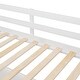 preview thumbnail 15 of 16, Twin size Maximized Space Loft Bed with Drawers and Desk, Wooden Loft Bed with Shelves, No box spring required - White