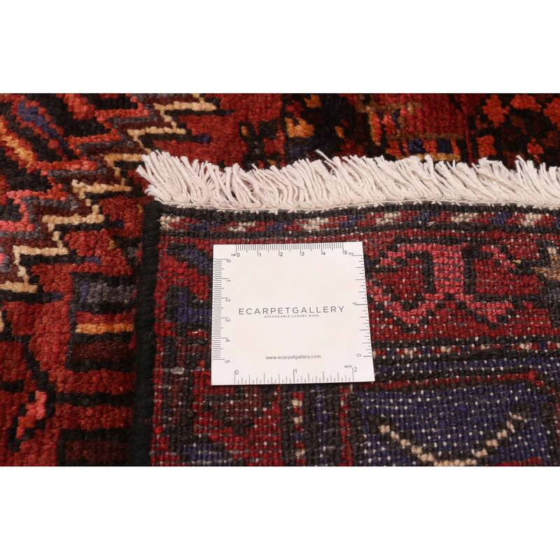 ECARPETGALLERY Hand-knotted Andelz Red Wool Rug - 4'11 x 9'1