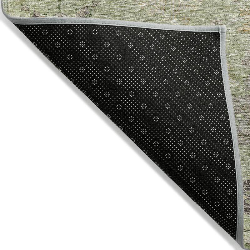 HomeRoots Floral Transitional Rectangle Outdoor Rug