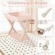 preview thumbnail 33 of 31, Gymax Baby Diaper Changing Table Folding Newborn Nursery Organizer