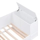 preview thumbnail 9 of 10, Twin Size Daybed with Storage Arms, Trundle & Charging Station, White