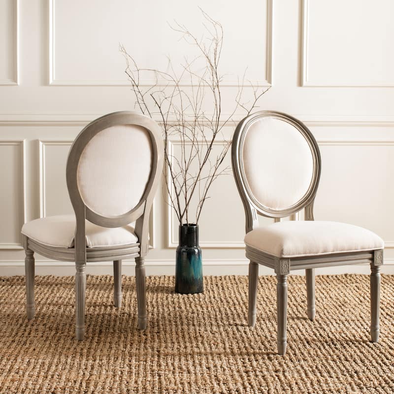 SAFAVIEH Rona Parisian Oval Dining Chair (Set of 2) - 20Wx20Dx39H