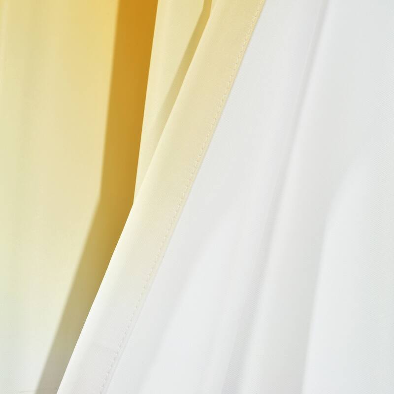 Lush Decor Ombre Fiesta Room Darkening Window Curtain Panel Pair