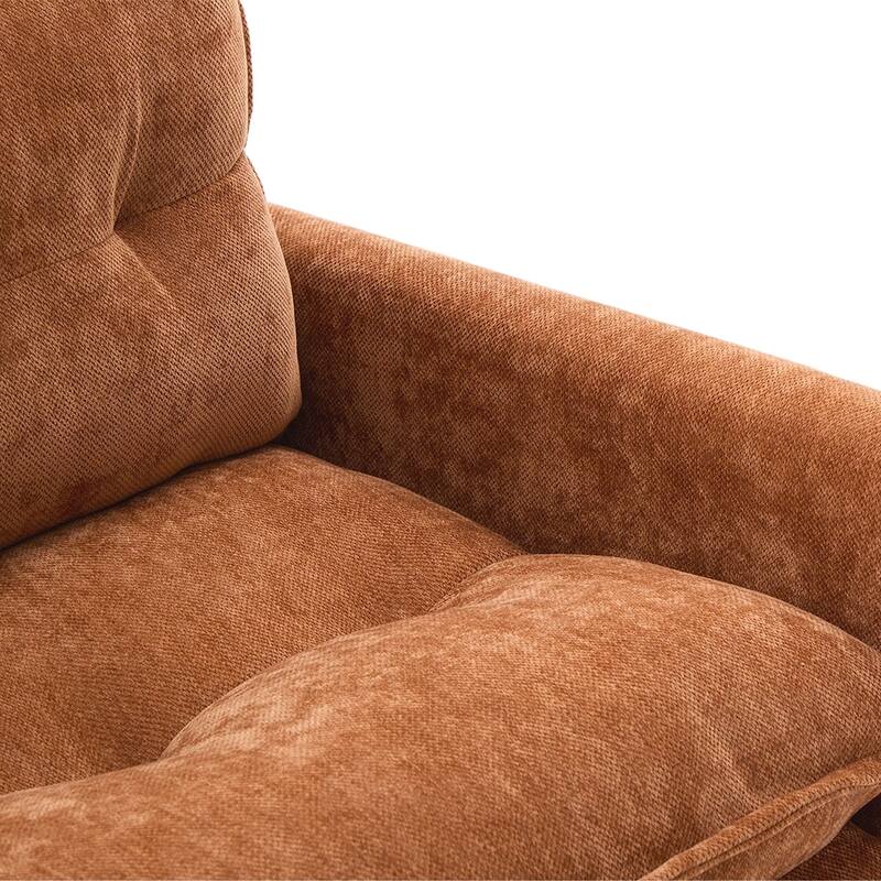 Chenille Swivel Accent ArmChair