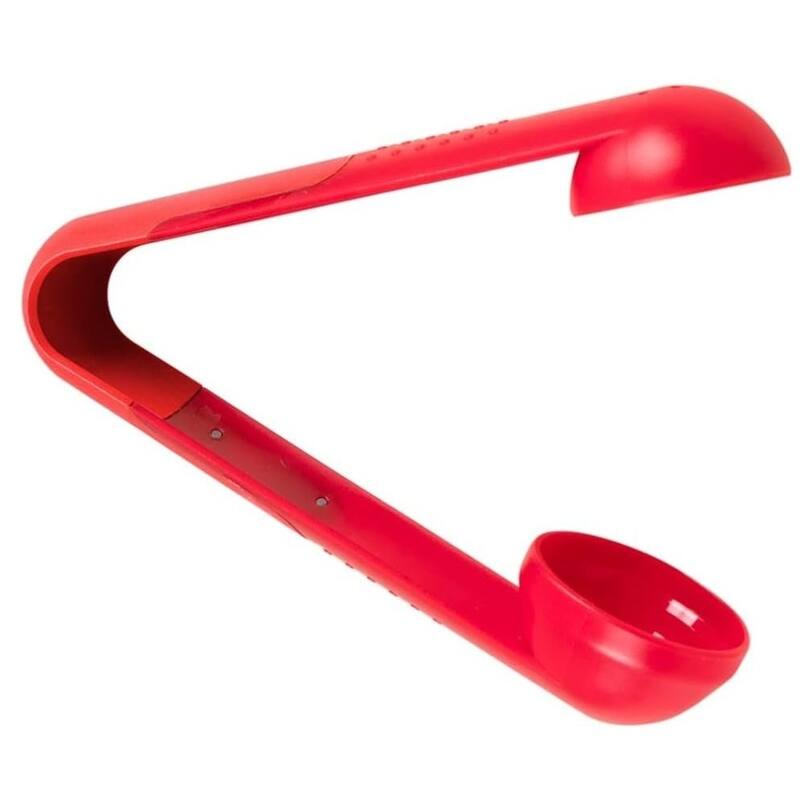 Hutzler No-Mess Meat Baller Maker - Shape Perfectly Round Meatballs or Falafel - Red