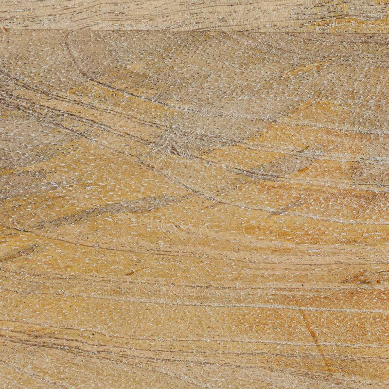 Mango Wood and Cane 2-Door Cabinet with 2 Shelves