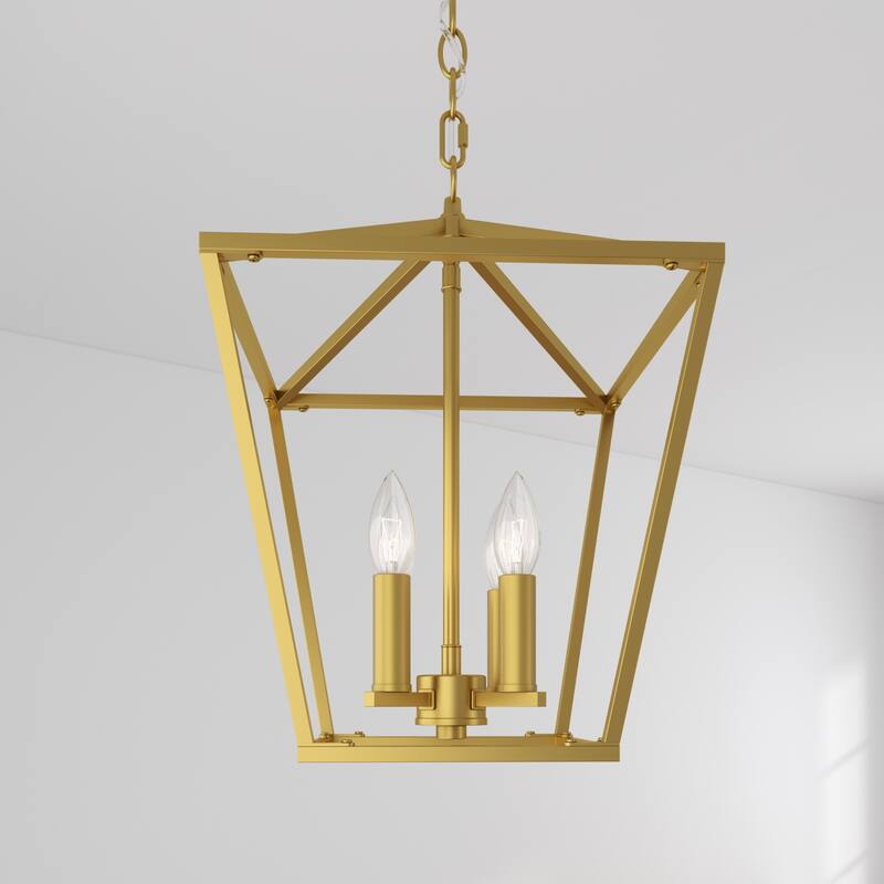 Acroma 4-light Modern Farmhouse Lantern Kitchen Island Pendant