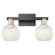 Option Black Antique Brass / White Mouchette