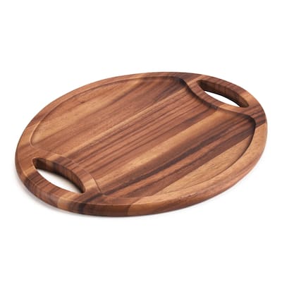 Oval Tray with Handle - Medium