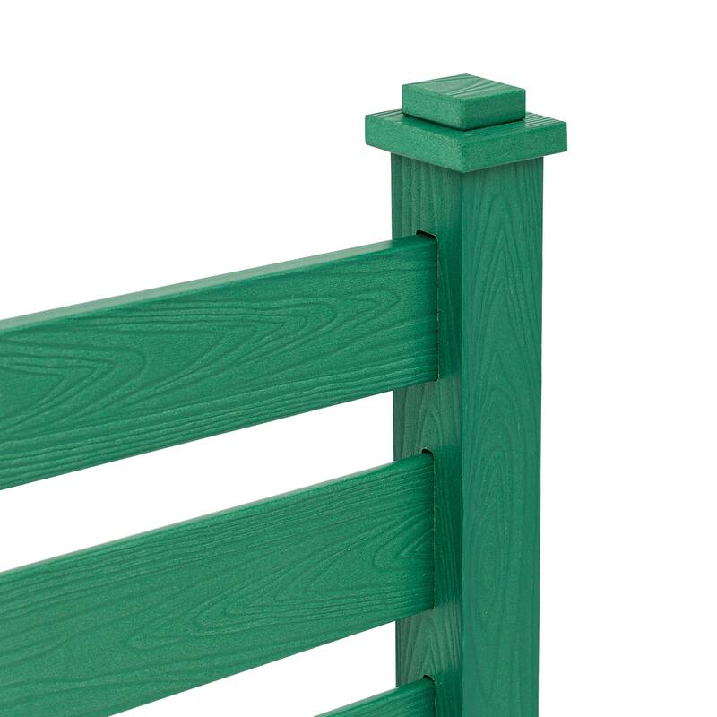 Courtyard Privacy Fence Without Digging Pits, Easy To Set Up, No Damage To The Ground,2,4-Panel - 39.3 in. W x 35.6 in. H