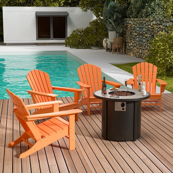 Polywood Adirondack Chairs Fire Pit Polywood Adirondack Chair Set