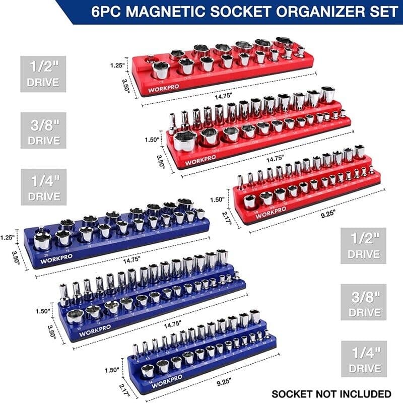 Magnetic Socket Organizer Set - On Sale - Bed Bath & Beyond - 39294352