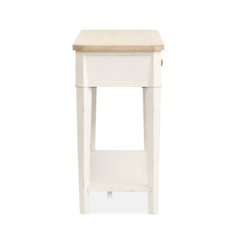 Salt Life Home Echo Isles Sea Pearl And Driftwood Rectangular Sofa Table - 50''W x 16''D x 30''H