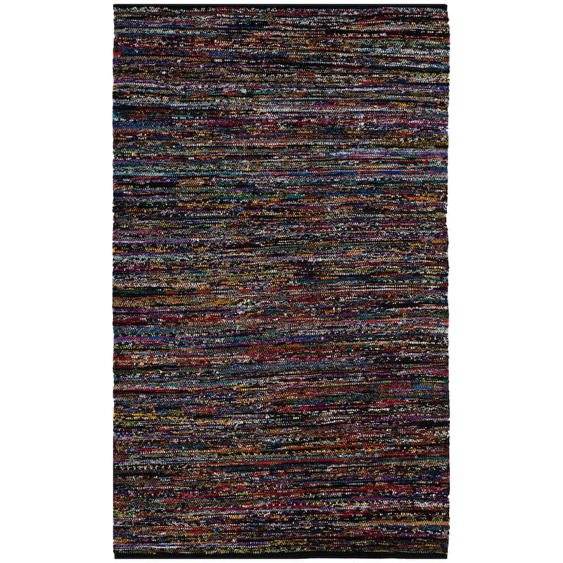 SAFAVIEH Handmade Rag Rug Abagail Casual Stripe Cotton Rug
