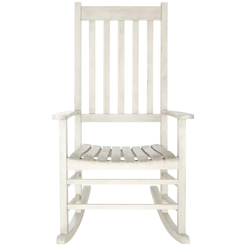 SAFAVIEH Outdoor Marilijn Acacia Wood Rocking Chair - 26W x 45D x 34H