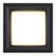 preview thumbnail 2 of 6, Access Lighting Bloc - Flush Mount - Black Finish - White Acrylic