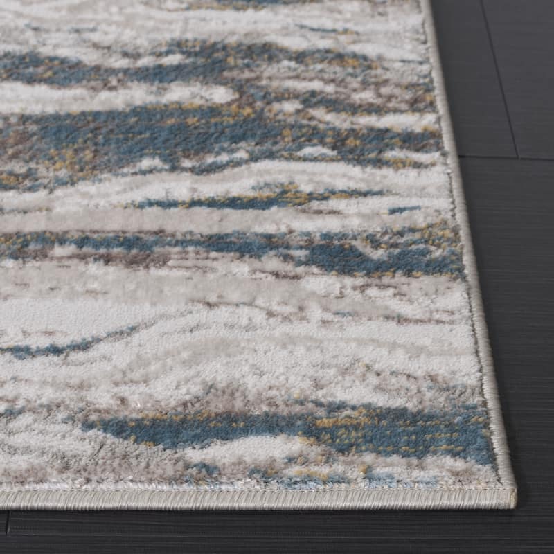 SAFAVIEH Rana Venturina Modern Contemporary Rug - 6'7" Round
