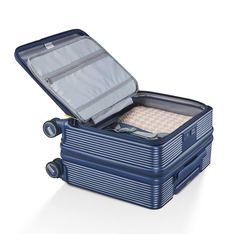 18" Carry On Luggage with Front Open Door &Laptop Interlayer