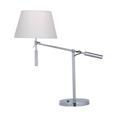 Hotel Style 31"H 1-Light LED Table Lamp Polished Chrome Finish by Maxim