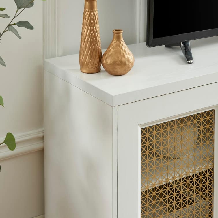 69.5'' Wood TV Stand Media Console Entertainment Center