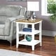 preview thumbnail 12 of 24, Convenience Concepts Tribeca End Table with Shelves