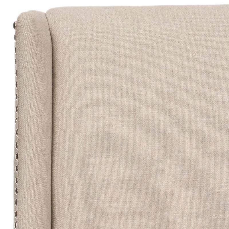 SAFAVIEH Chante Beige Linen Dining Chair (Set of 2) - 22" W x 26" D x 39" H - 22"W x 26"D x 39"H
