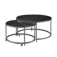 Buy Black Nesting Tables Coffee Console Sofa End Tables Online At Overstock Our Best Living Room Furniture Deals We also have the bianco black and white coffee table which is a similar design just larger in size, perfect for creating a monochrome look throughout your living area. buy black nesting tables coffee