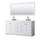 Option White / Giotto Quartz Top / Matte Black Hardware