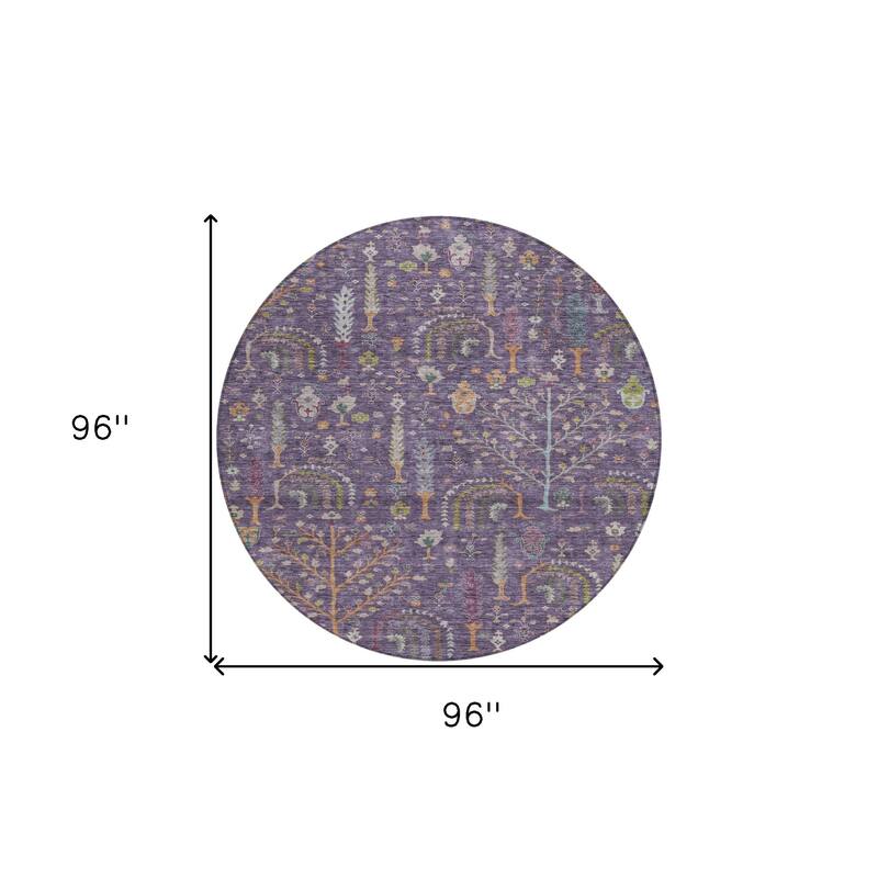 HomeRoots Floral Transitional Rectangle Outdoor Rug