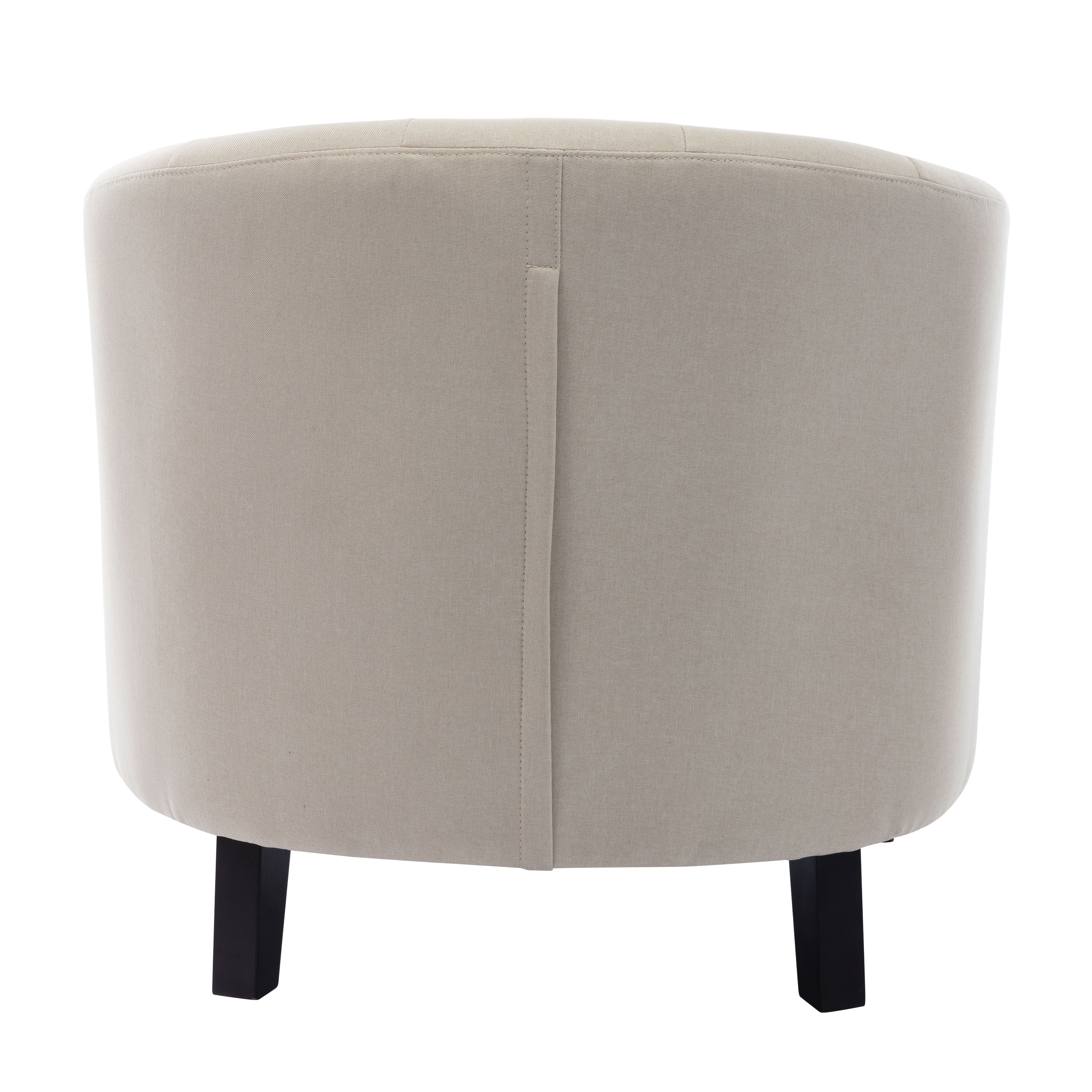 Tub chair with storage clearance