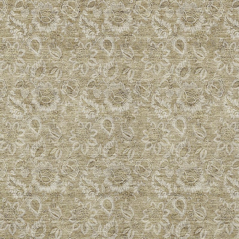 HomeRoots Floral Transitional Rectangle Outdoor Rug
