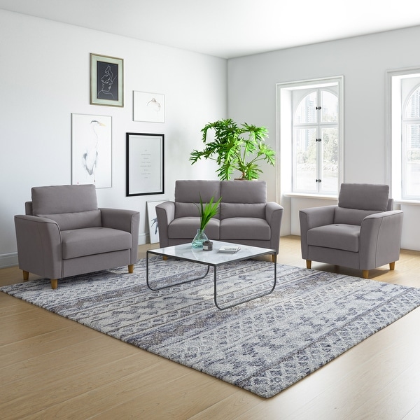 Small loveseat and chair set store
