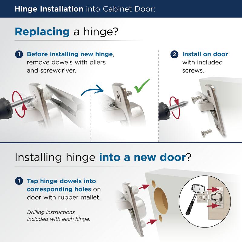 Amerock BP9240SLFR Full Inset Frameless Self Close Euro Concealed