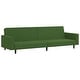preview thumbnail 3 of 25, vidaXL 2-Seater Sofa Bed Velvet