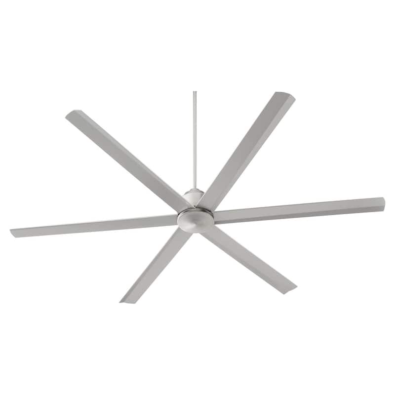 Quorum International 20806 Titus 80" 6 Blade Indoor Ceiling Fan with - Satin Nickel