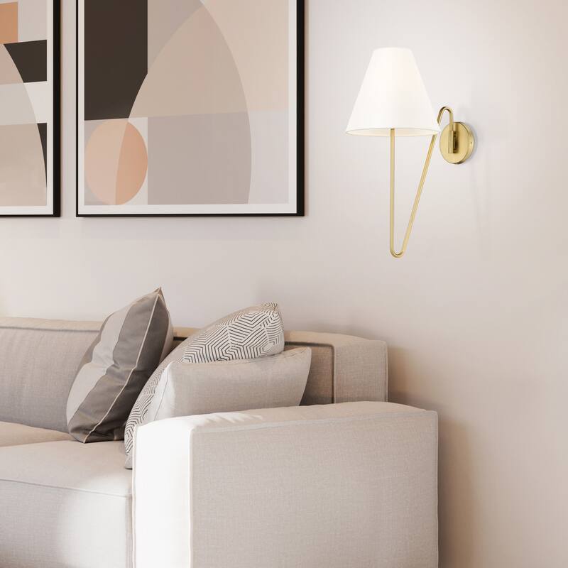 Golden Lighting 3690-A1W IL Kennedy 25" Tall Hardwired or Plug-In Wall