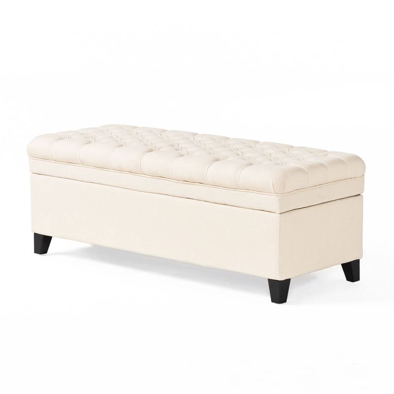Hastings Tufted Storage Ottoman Bench by Christopher Knight Home