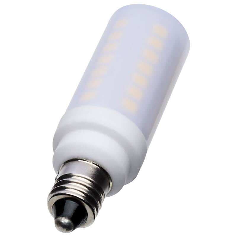 5 Watt T6 LED Frost Finish E11 Base 5000K 120 Volt - Frost