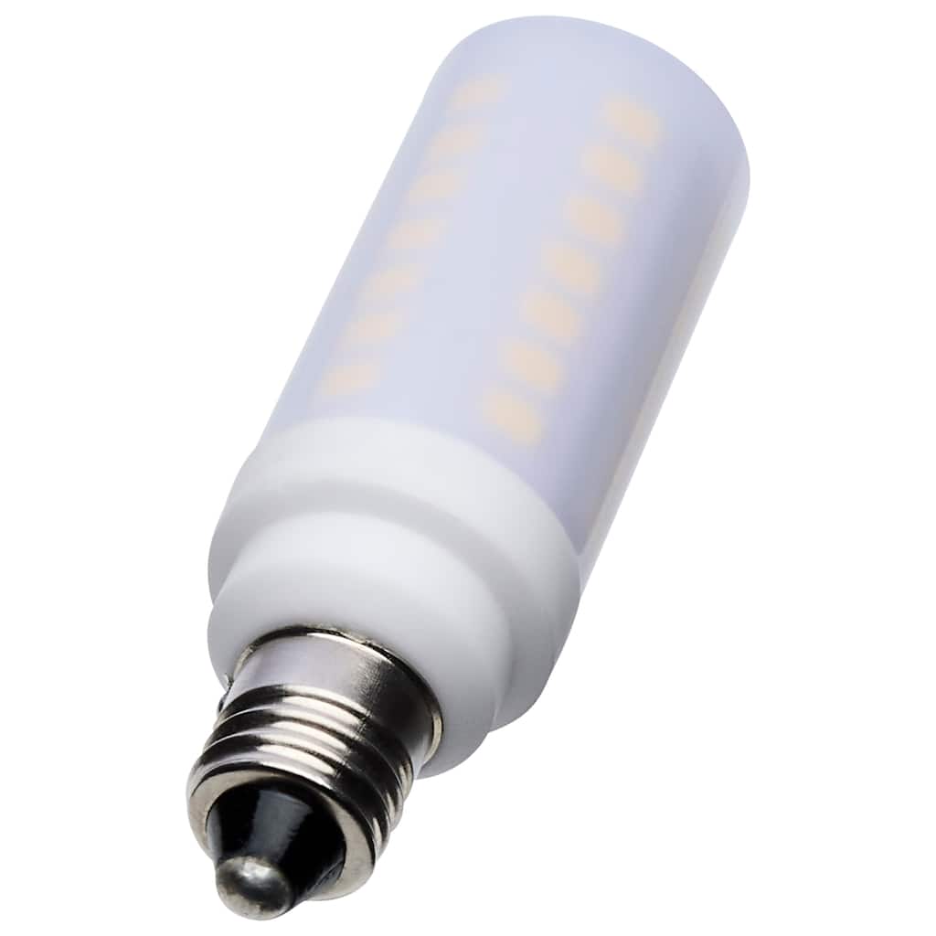 5 Watt T6 LED Frost Finish E11 Base 5000K 120 Volt