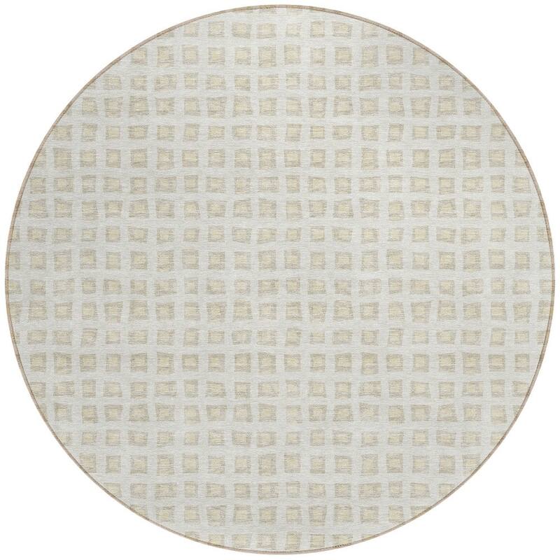 HomeRoots Geometric Transitional Rectangle Outdoor Rug