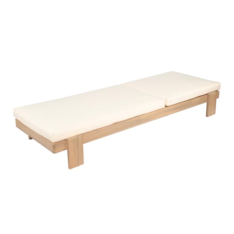 Christopher Knight Home - Sophia Outdoor Acacia Wood Chaise Lounge