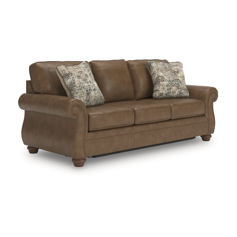 Signature Design by Ashley Shadsburne Brown Queen Sofa Sleeper - 92" W x 38" D x 39" H