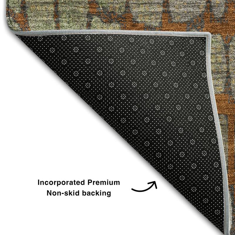Premium Washable Super Soft Modern Cobblestone Mayfield Rug