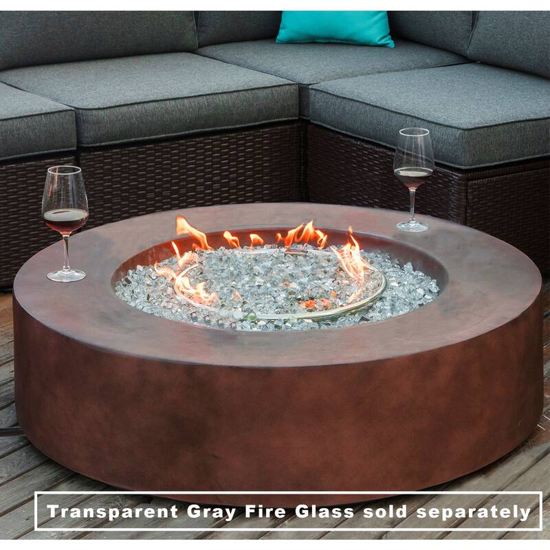 COSIEST Outdoor Propane Fire Pit Tank Outside with Waterproof Cover