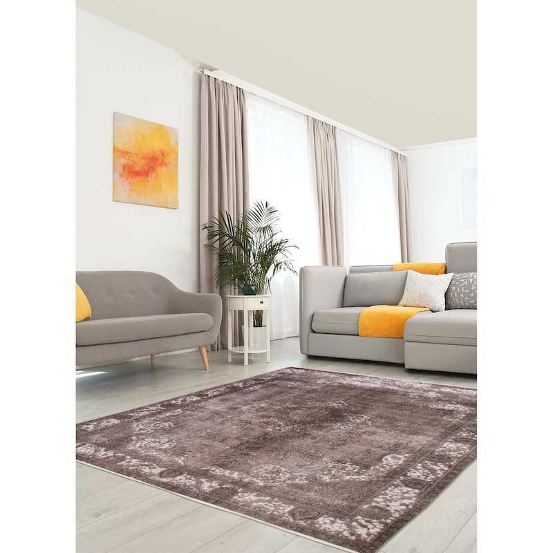 ECARPETGALLERY Hand-knotted Color Transition Grey Wool Rug - 9'7 x 12'6